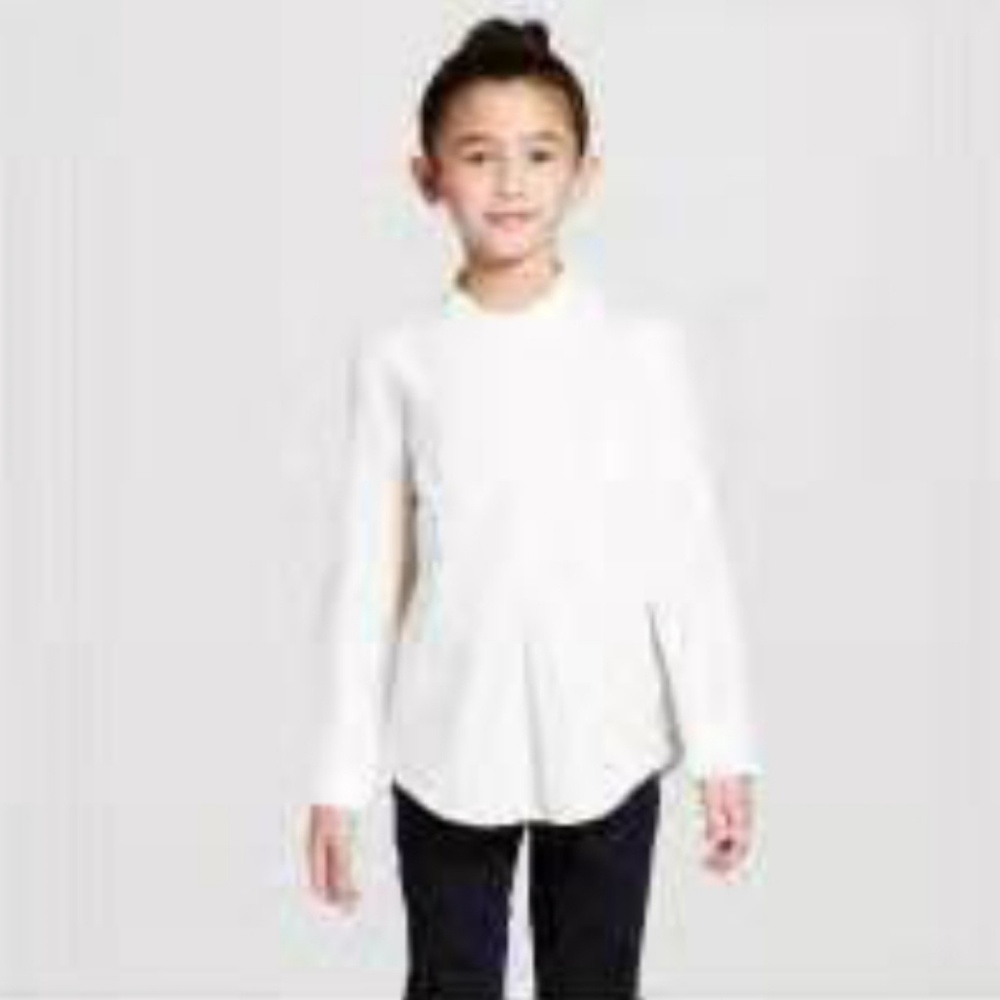 HP Victoria Beckham Half Button Up Long Sleeve Top - Picture 2 of 6